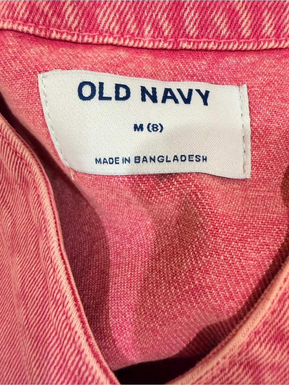 Old Navy Pink Button-Down Puff-Sleeve Kids Dress